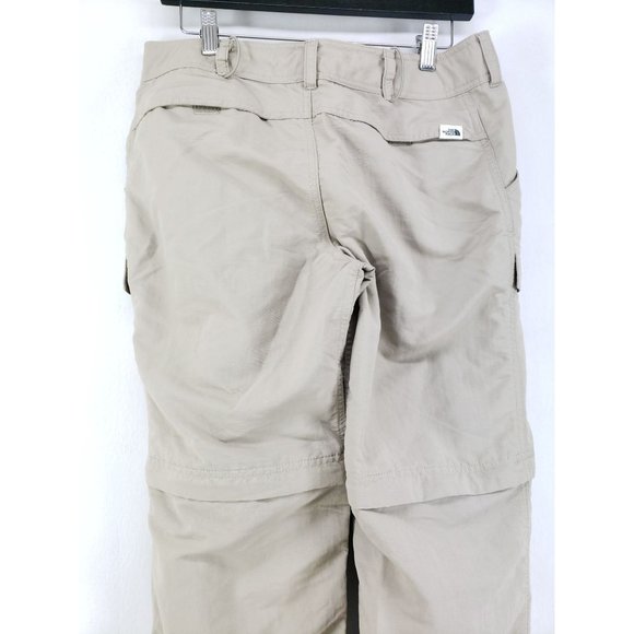The North Face Convertible Pants Women's Size 8 Tan - Picture 4 of 9